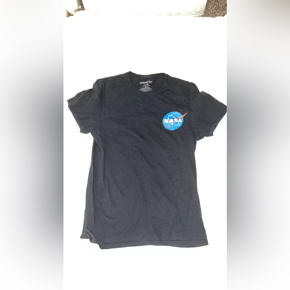 Black graphic T-shirt